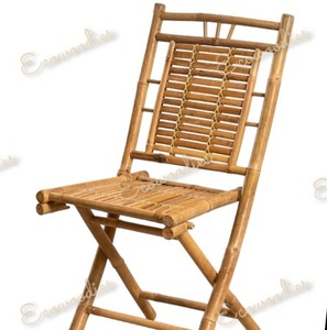 Silla plegable de bambú Natural hecha a mano para juegos moderna y ligera, muebles de exterior hechos a mano, venta al por mayor, sillas de jardín para Patio - Product Image 5