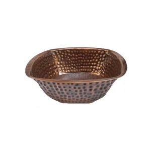 Nouvelle tendance cuivre évier bassin luxe lavage à la main salle de bain accessoire en gros pour hôtels métal matériel - Product Image 1