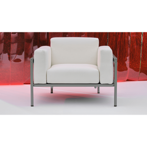 Zenit Modern <b>Reclining</b> Leather Armchair Single Sofa Chair with Durable Arms for Home Office Living Room Bar for Home Furniture - Product Image 6