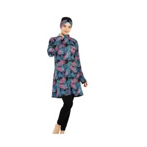 Nuevo traje de baño modesto para mujeres musulmanas Cómodo Hijab de manga larga y Burka con cobertura completa Estilo islámico deportivo - Product Image 2