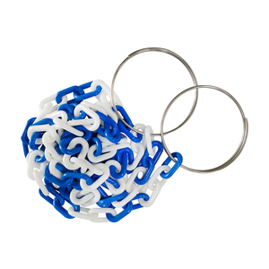 Cadena de acero inoxidable con barrera de carretera cónica de plástico para control de tráfico y conexión de productos de carretera - Product Image 2