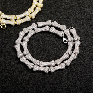 Collares finos de cadena de Hip Hop de Plata de Ley 925 con diamante de moissanita de Color D de calidad superior para mujer, joyería para cualquier ocasión - Product Image 3