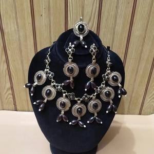 Collar Artesanal Afgano con Diseño Geométrico de Diamantes, Estilo Vintage, para Mujer, Tradicional, Tribal, Étnico, para Fiestas - Product Image 2