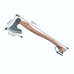 Hacha Vikinga de Acero al Carbono Forjada a Mano de Primera Calidad con Mango de Madera de Fresno - Product Image 2