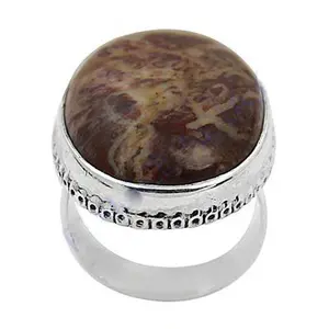 Women's Silver Gemstone <b>Statement</b> <b>Ring</b> Elegant Jewelry Gift - Product Image 1