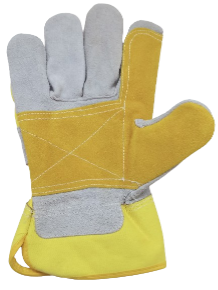 Gants de travail en cuir de vache fendu de haute qualité Gants de sécurité anti-coupure canadiens pour un usage quotidien Protection des mains pour le soudage - Product Image 5