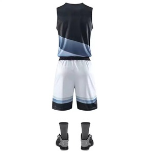 Uniforme de basket-ball pour hommes, maillot et short respirant, vêtements d'entraînement légers, tenue d'équipe personnalisée et élégante - Product Image 5
