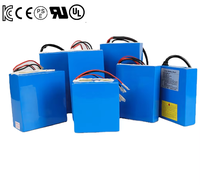 Batterie au lithium-ion triangulaire 48V 20Ah 52V 20Ah 25Ah 30Ah 72V 20Ah 60V 40Ah avec chargeur pour vélos électriques (VTT électriques)