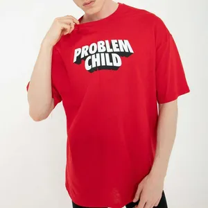 <b>Men's</b> Drop Shoulder <b>T</b>-<b>Shirt</b> 100% Cotton Oversized Fit <b>Curved</b> <b>Hem</b> Custom Logo Hight Quality Casual Urban Streetwear Wholesale - Product Image 1