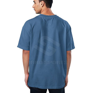 เสื้อยืดโอเวอร์ไซส์ผู้ชาย โลโก้สั่งทำ ผ้าโพลีเอสเตอร์/คอตตอน ระบายอากาศได้ดี เป็นมิตรกับสิ่งแวดล้อม ผลิตในปากีสถาน ขายดี - Product Image 6