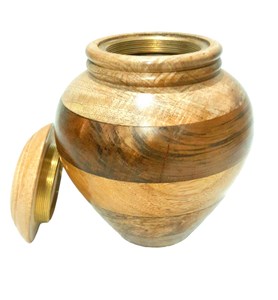 Urnes funéraires de nouvelle conception, en métal, en marbre, en laiton moderne, en aluminium, en verre, urne unique pour enterrement, urne en forme de rose - Product Image 5