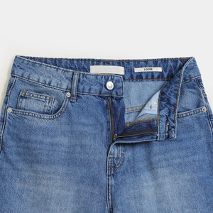 Pantalones cortos de algodón de mezclilla casuales con estampado digital de estilo callejero para ropa de calle - Product Image 2