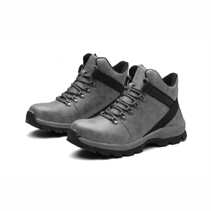 Unisex <b>Steel</b> Toe <b>Work</b> <b>Boot</b> High-top Industrial Safety Shoes Construction Sneaker - Product Image 4