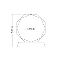 Reconnaissance de la retraite pour le prix de la retraite du personnel du gestionnaire avec gravure au laser Merci