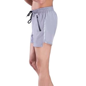 Shorts de mode de rue pour hommes à impression personnalisée Bermudas tricotés avec poches Shorts minces pour hommes décontractés en gros 2026 - Product Image 4