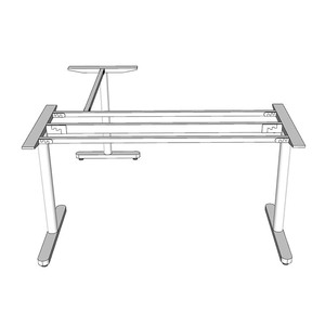 TIO Minimalist L-Shaped Corner <b>Table</b> Legs Metal Iron Furniture Legs <b>for</b> Dining <b>Table</b> <b>Bed</b> & Kitchen-HCTO005 - Product Image 2