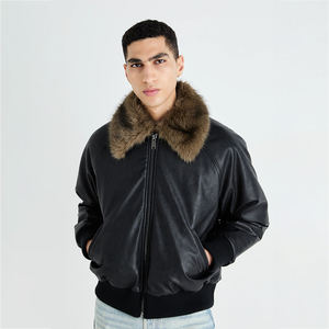 Chaqueta de cuero para hombre de talla grande personalizada de alta calidad de manga larga Varsity Letterman Heavy Fit Practical Men de Huzaifa - Product Image 1