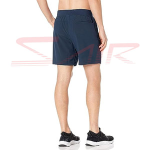 2024 short de sport personnalisé pour hommes Oem Logo 100% Polyester séchage rapide grande taille pantalon de course de gymnastique plage short décontracté motif solide - Product Image 2