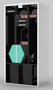 Unité de ventilation à récupération de chaleur BSK Scholar 500 pour salle de classe, design moderne, utilisation hospitalière, fonctionnement silencieux, ventilateur EC 700 m³/h - Product Image 2