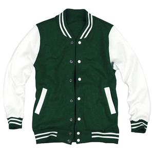 Veste universitaire légère en satin brodée avec logo Eagles pour hommes, toile Streetwear à boutons-pression pour l'hiver - Product Image 1