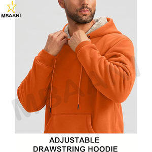 Sweat-shirts à capuche Sherpa, sweats de sport en couleur personnalisée - Product Image 5