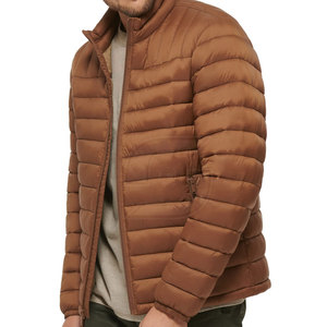 2025 Detachable Custom Embroidery Logo Men's <b>Hooded</b> Custom Warm Thick Outdoor Winter Coat Quilted <b>Padded</b> Bubble <b>Jacket</b> - Product Image 2