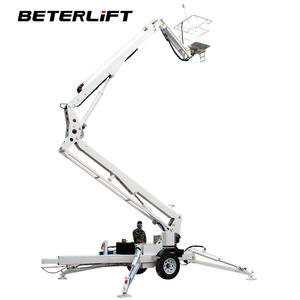 Constructiehoogwerker 10m 18m Telescopische Boomhoogwerker Aanhangwagen Hoogwerker Hoogwerkerplatform met CE-goedkeuring - Product Image 2