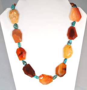 Collier d'art en résine Collier de déclaration en résine Pendentif en perle de résine - Product Image 6