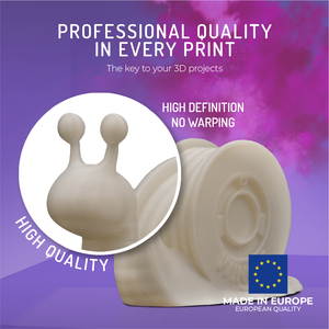 Filament PLA HD WINKLE 1,75 mm 1 kg pour imprimante 3D, tolérance élevée 0,05 mm, compatible lit chauffant 190-230°C, biodégradable, impression facile - Product Image 2