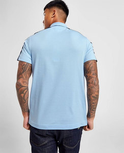 Polo en gros en vrac Impression de logo personnalisé T-shirts de golf en coton mercerisé à manches courtes Chemise de travail unisexe de couleur unie - Product Image 2