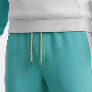 Conjunto Deportivo de Forro Polar con Capucha en Blanco y Negro, 100% Poliéster, para Hombre, de Pakistán, al por Mayor - Product Image 5