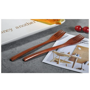 Ensembles de cuillères à soupe et fourchettes en bois de luxe ustensiles de cuisine en bois naturel ensemble de couverts en bois écologique - Product Image 4