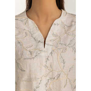 Chemises décontractées en lin à imprimé floral, coupe classique WM-CS-WS25-014 - Product Image 6