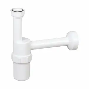 Tubo de extensión de trampa de botella directo de fábrica de gran oferta (31/32MM) y colador de desagües de sifón de baño lavabo sifón Lavabo Anti