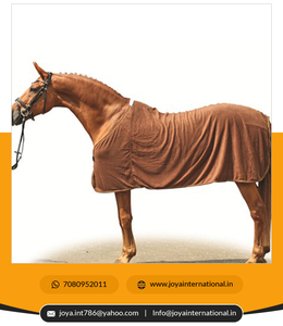 Tapis de Protection en polaire pour cheval, équipement d'équitation, couverture tressée respirante, longue, Durable et légère - Product Image 4