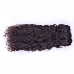 Extensions de cheveux indiens vierges Remy non traités, boucles profondes, double trame, fermeture, 100 g, pour les Afro-américains - Product Image 1