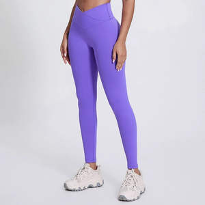 Custom Logo High Waist <b>Gym</b> Fitness Multi Colors Yoga <b>Leggings</b> for Women - Product Image 2