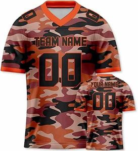 เสื้อฟุตบอลอเมริกันแบบเย็บติดโลโก้ใหม่ ดีไซน์ล่าสุด แขนสั้น สำหรับฝึกซ้อม มีจำหน่าย - Product Image 4