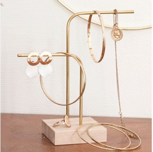 Porte-bijoux en métal de conception standard avec une structure simple et pratique pour organiser des colliers, des bagues et des boucles d'oreilles - Product Image 6