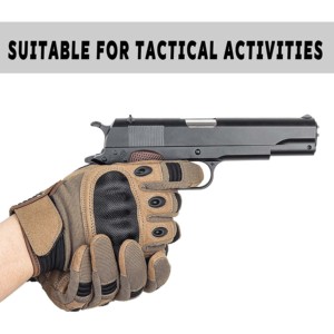 Vente chaude Nouvelle Arrivée XL Taille Gants Tactiques Respirant Coton Doublure En Cuir Matériel Idées Personnalisées Sécurité Utilisation Soudage - Product Image 5