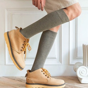 <b>Men</b> Winter Thick <b>Warm</b> Knee-High Cotton <b>Socks</b> - High-Quality Long Black Casual Fashion <b>Socks</b> for Cold Weather - Product Image 4