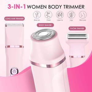 Depiladora Eléctrica 3 en 1 para Mujer, Resistente al Agua IPX6, Depiladora Húmeda/Seca con Doble Cuchilla para Recortar el Bikini y las Axilas - Product Image 6