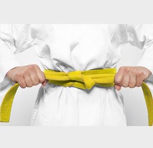 Jitsu BJJ เข็มขัดคอตตอนศิลปะการต่อสู้ชุดใส่คาราเต้เทควันโดทำจากผ้าฝ้าย - Product Image 5