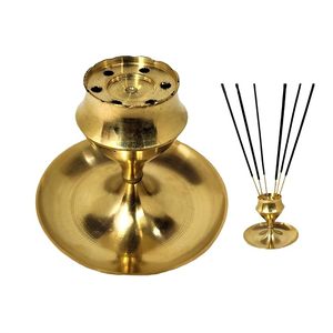 Quemador de aceite de incienso de latón decorativo, soporte de incienso utilizado en el hogar y la habitación de Hotel, producto de regalo de fragancia a precio mayorista - Product Image 3