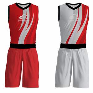 Ensemble d'uniformes de basketball personnalisés imprimés réversibles de qualité supérieure, sans manches, séchage rapide, évacuation de l'humidité, vente en gros - Product Image 1