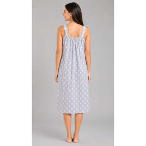 Evolove X Venus Women's <b>Sleeveless</b> Short <b>Nighty</b> Soft Lightweight Geometric Sleepwear - Product Image 5