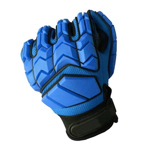 ถุงมือนิรภัยสำหรับทำงานทำจากหนังมีโลโก้ - Product Image 2