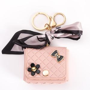High quality <b>Customized</b> Silk scarf Bluetooth Mini Leather <b>Keychain</b> - Product Image 5