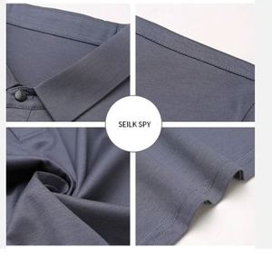 Camisas de Manga Corta para Hombre, Diseño de Bolsillo, Antiarrugas, 100% Algodón, Estampado Personalizado de Alta Calidad, Moda Golf, Venta al Por Mayor - Product Image 3
