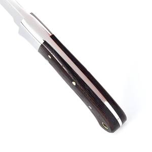 Cuchillo de caza hecho a mano con mango de hueso y Funda de cuero para acampar al aire libre, cuchillo de espiga completa, gran oferta, logotipo personalizado de madera - Product Image 3